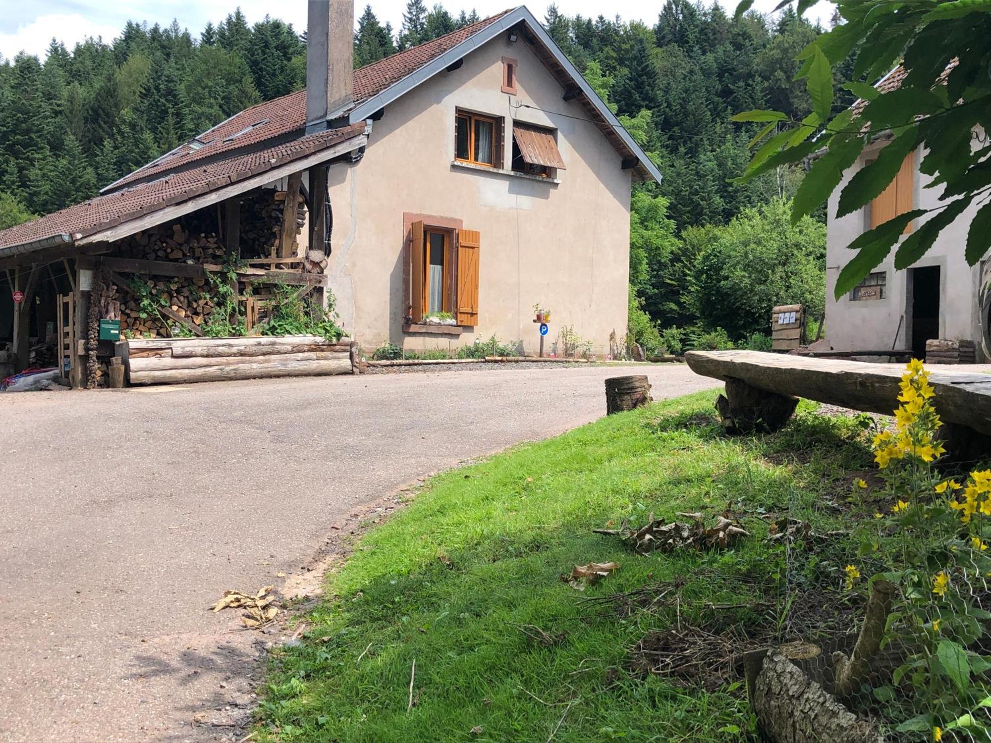 A L'Oree De Soi - Maison Forestiere De La Soie - Eco Gite, Chambres D'Hotes, Camping Au Pied Des Vosges Saint-Sauveur  Exterior foto